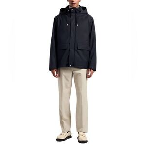 Sandro Paris Black Hooded Puffer Jacket XXL NWT